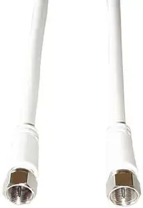 Coaxial Cable e+p FA 15 1.5 m F plug White