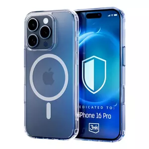 3MK MagCase mobilā telefona vāciņš Apple iPhone 16 Pro Caurspīdīgs 6.3"