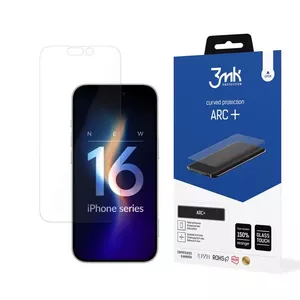 Screen protector 3MK iPhone 16 Plus Impact resistant Scratch resistant