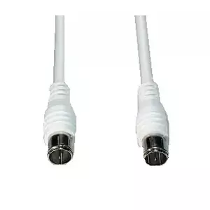 Коаксиальный кабель e+p FAS 15 1.5 м F белый