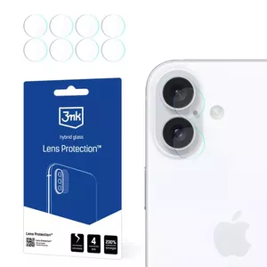 3MK Lens Protection Pro Защитное стекло для камеры Apple iPhone 16 Plus Устойчивое к царапинам и ударам Прозрачное