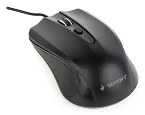 Gembird MUS-4B-01L Vadu optiskā biroja pele abpusēja USB Type-A 1200 DPI melna