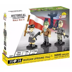 Construction set Cobi Historical Collection Warsaw Uprising 1944 — 3 minifigures, 35 blocks
