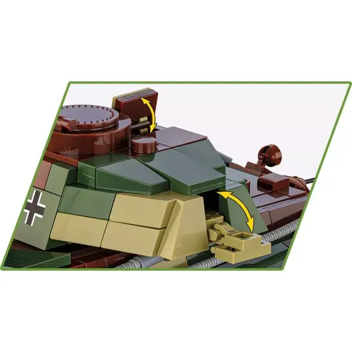 Būvniecības komplekts COBI Panzer VI Ausf. B Königstiger Photo 3