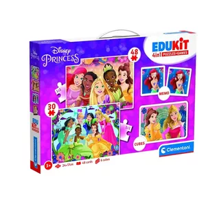 Puzzle/Game Clementoni 18297 4in1 Princess — 4-in-1 children’s activity set