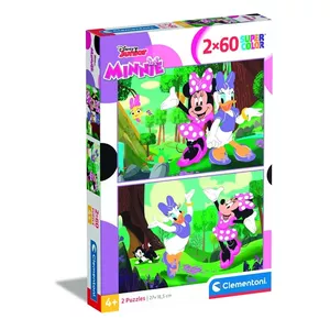 Пазл Clementoni Minnie 2×60 элементов — два пазла по 60 элементов, информация о возрасте не указана