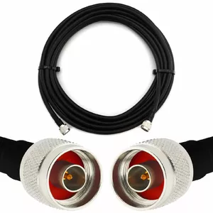 Коаксиальный кабель Rangeful HF400-NM-NM-1 1 м — гибкий LMR400, разъёмы NM