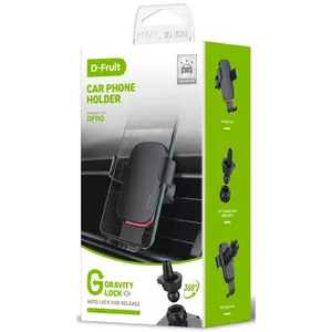 Car vent mount D-Fruit DF110 adjustable holder for smartphones, universal grip, swivel angle