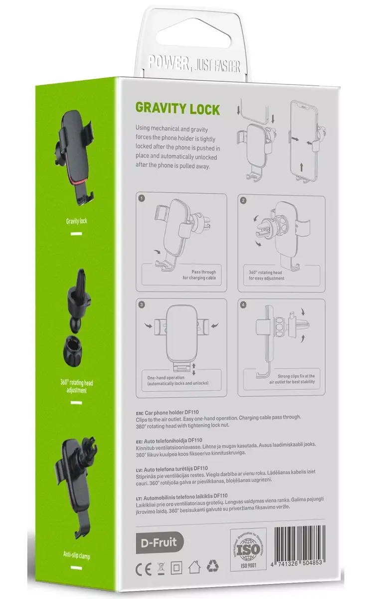 Car vent mount D-Fruit DF110 holder Photo 2