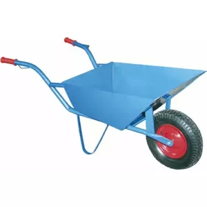 Wheelbarrow No name TACZ POM S21 — construction wheelbarrow with steel tray and bearing