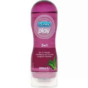 Intimate massage gel Durex Play 2in1 Aloe Vera – personal lubricant and massage oil