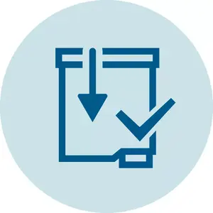 Effortlessly activate the filter with the click-and-go system