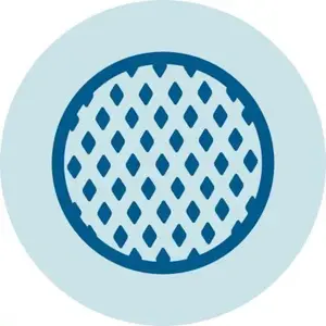Micro-porous filter blocks any impurities