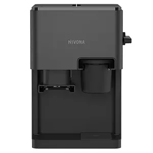 Combi kafijas automāts Nivona CUBE 4106 — pusautomātisks, ūdens tvertne 1,4 L, iebūvēta dzirnaviņa, paredzēts pupiņām/kapsulām/maltai, 1455 W, melns