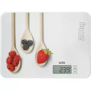 Laica KS5020 elektroniskie virtuves svari, 20 kg ietilpība, 1 g precizitāte