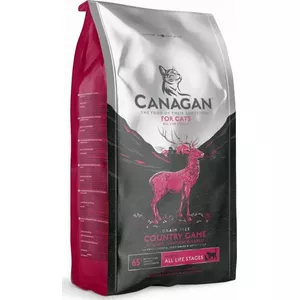 Sausā kaķu barība Canagan Country Game ar pīli un mežonīgām zivīm 1,5 kg