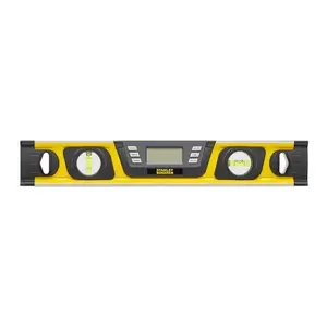 Digital Level Stanley FATMAX 0.4m Aluminium Black Blue LCD
