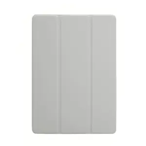 Tablet case Evelatus for Galaxy Tab S9 FE, silver, imitation microfiber interior