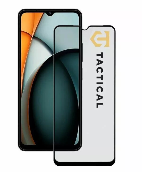 Tactical 5D Black ekrāna aizsargstikls priekš