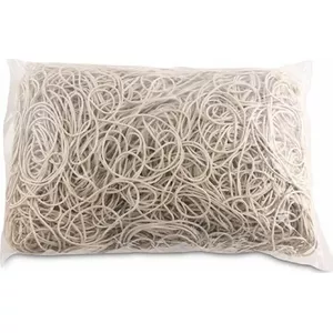 Elastic Bands Office Products Recepturki, diameter 50 mm, cross-section 1.5×3 mm, 60% rubber, 1000 g, white