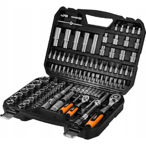 Tool set NEO tools 10-211 — 110 pieces, assorted hand tools and sockets