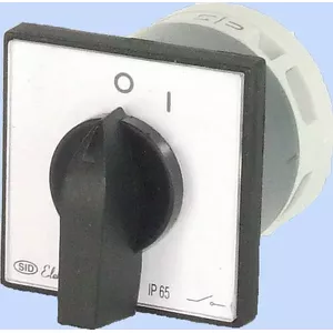 Elektromet E12-52 Cam Switch 0-1 1P 12A IP65 with Plate