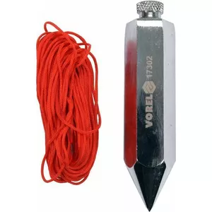 Plumb bob Vorel 17302 — metal pointed weight for vertical alignment, 1 pc