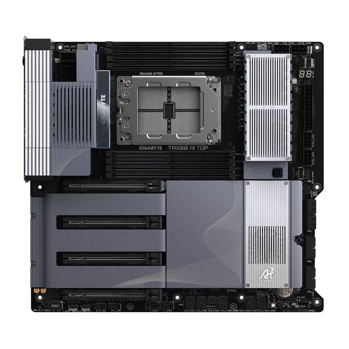 Pamatplate GIGABYTE TRX50 AI TOP, TRX50 Photo 2