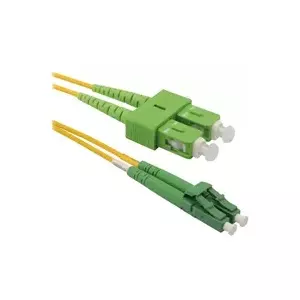 Сетевой кабель XtendLan FOP-LCASCA-D-1-9 LC-SC APC/APC 9/125µm Singlemode Duplex 1m