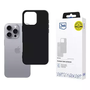 3MK Matt Case mobile phone case Cover Black for iPhone 16 Pro