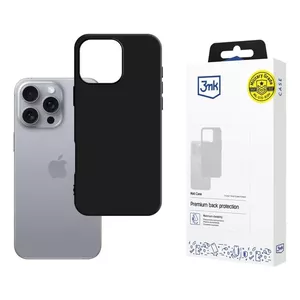 3MK Armor mobilā telefona vāks Melns iPhone 16 Pro Max 17.5 cm