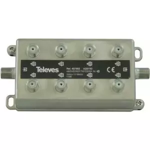 Splitteris Televes AZ814D 8‑ceļu 5–1218 MHz 14 dB