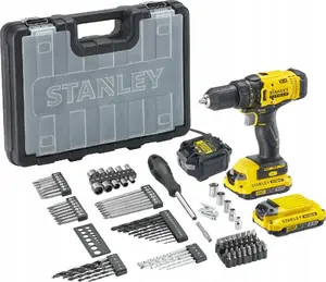 Electric screwdriver STANLEY ST V20 SFMCD715D2AF 60 Nm torque, cordless, model SFMCD715D2A-QW