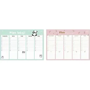 Lesson Plan Interdruk A4 school planner pad, 10 sheets, format A4