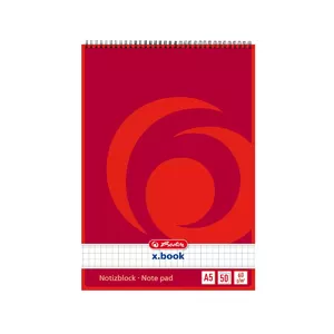 Herlitz 110536 piezīmju grāmatiņa & papīrs A5 50 lapas