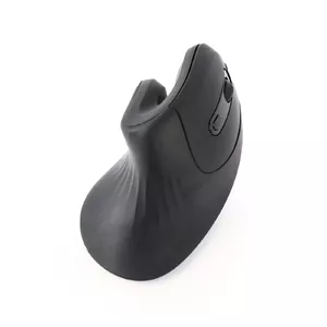Wireless optical mouse GEMBIRD MUSW-ERGO-03 — right-hand, RF wireless, 1600 DPI, 6 buttons, black