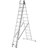 Алюминиевая комбинированная лестница Hailo ProfiStep Combi 3x12 Photo 3