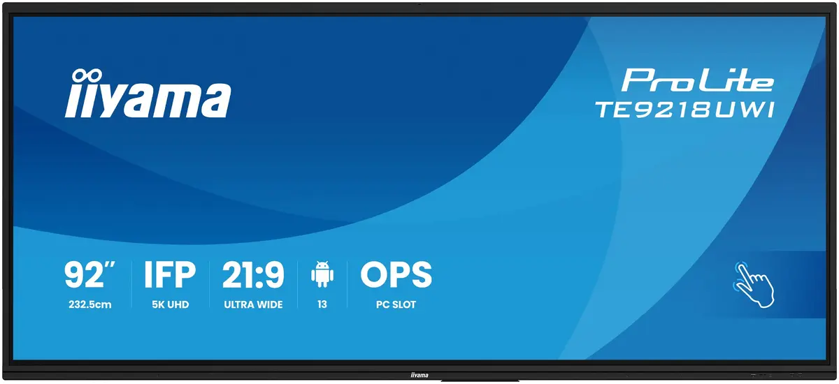 Iiyama TE9218UWI-B1AG Skārienjūtīgs reklāmas displejs 91