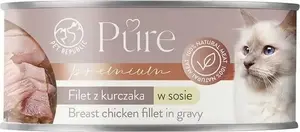 Влажный корм для кошек PetRepublic Pure Tuna & Shrimp в соусе 80 г