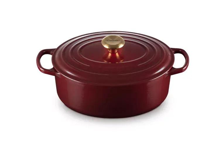 Le Creuset кастрюля 4.7 л овальная красная Photo 2