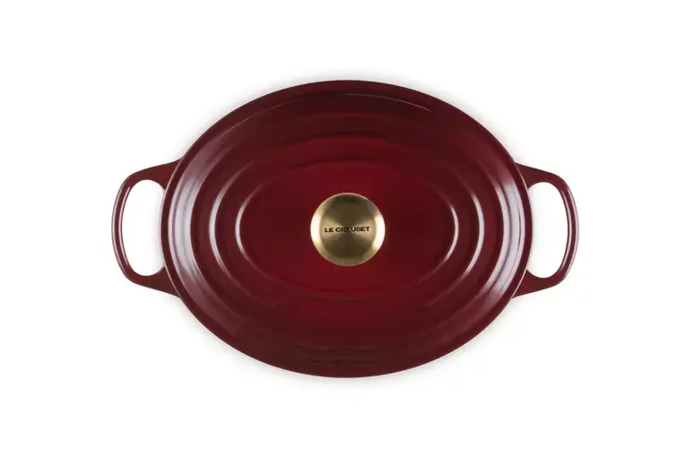 Le Creuset кастрюля 4.7 л овальная красная Photo 4