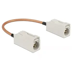 Coaxial Cable DeLOCK 89674 0.15 m FAKRA B Brown White
