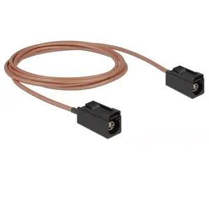 Коаксиальный кабель DeLOCK 89679 RG-316 1.25м FAKRA A Черный Коричневый
