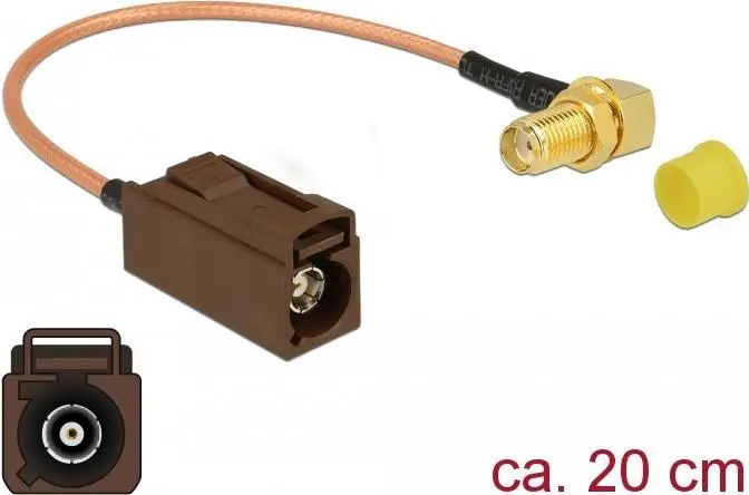 Koaksiālais kabelis DeLOCK 89684 RG-316 0