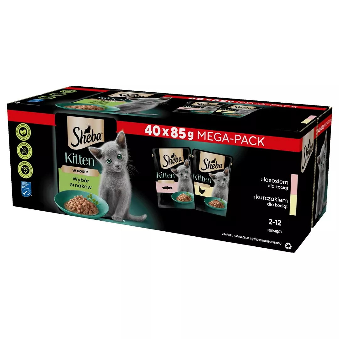 Mitrais kaķu barība Sheba Kitten Selection