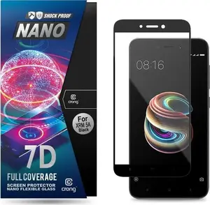 Screen protector Crong 7D Nano Flexible Glass for Xiaomi Redmi 5A — hybrid 9H full-screen cover