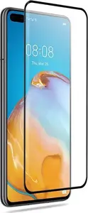 Tempered glass screen protector Crong 3D Armour Glass for Huawei P40 with full-screen coverage and installation frame