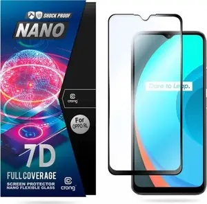 Crong 7D Nano Flexible Glass screen protector for OPPO / realme C11 – hybrid 9H full-screen
