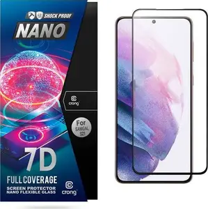 Screen protector Crong 7D Nano Flexible Glass hybrid 9H for Samsung Galaxy S21 full screen