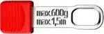 Tethered tool clips Knipex KN 00 62 10 TR, set of 10, safety tether accessory for hand tools